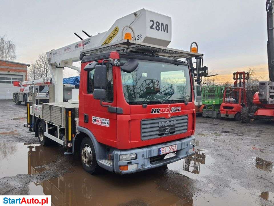 MAN TGL 8,150 BISON PALFINGER TKA 28 28m Podnośnik