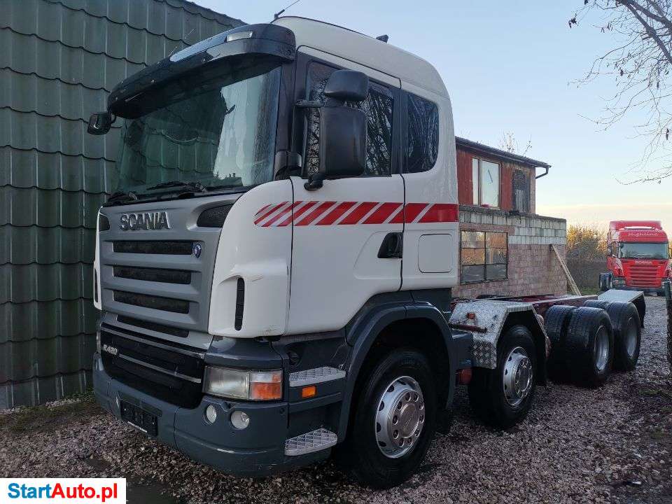 Scania R 420 / Euro 4 / 8X4 / Rama / Stare Tacho / Kipper / Holownik
