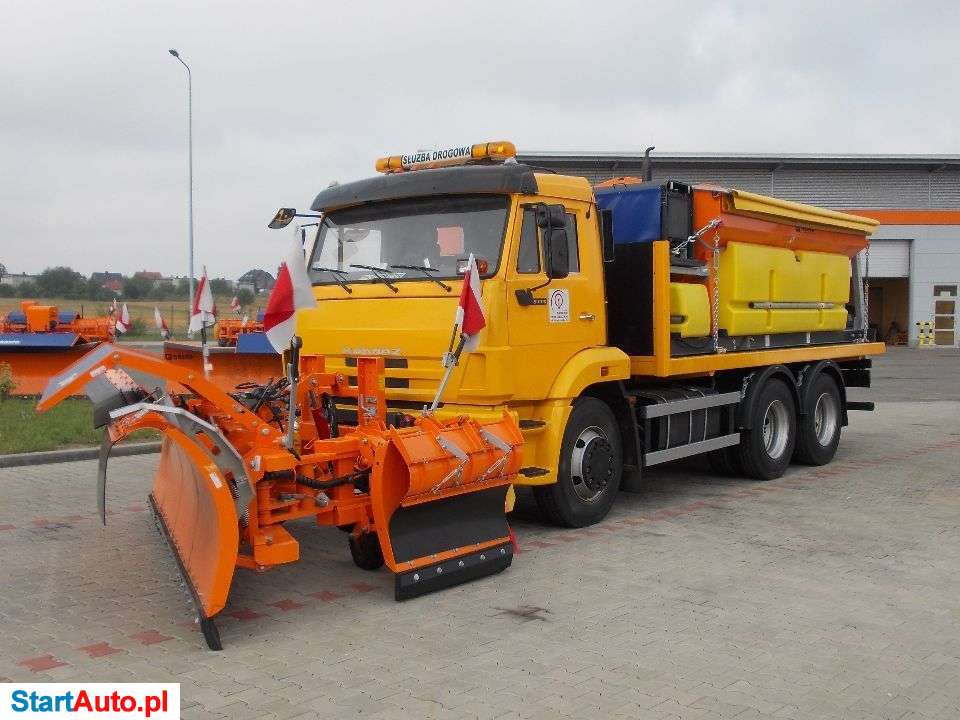 Kamaz 6×4 PIASKARKA Euro6