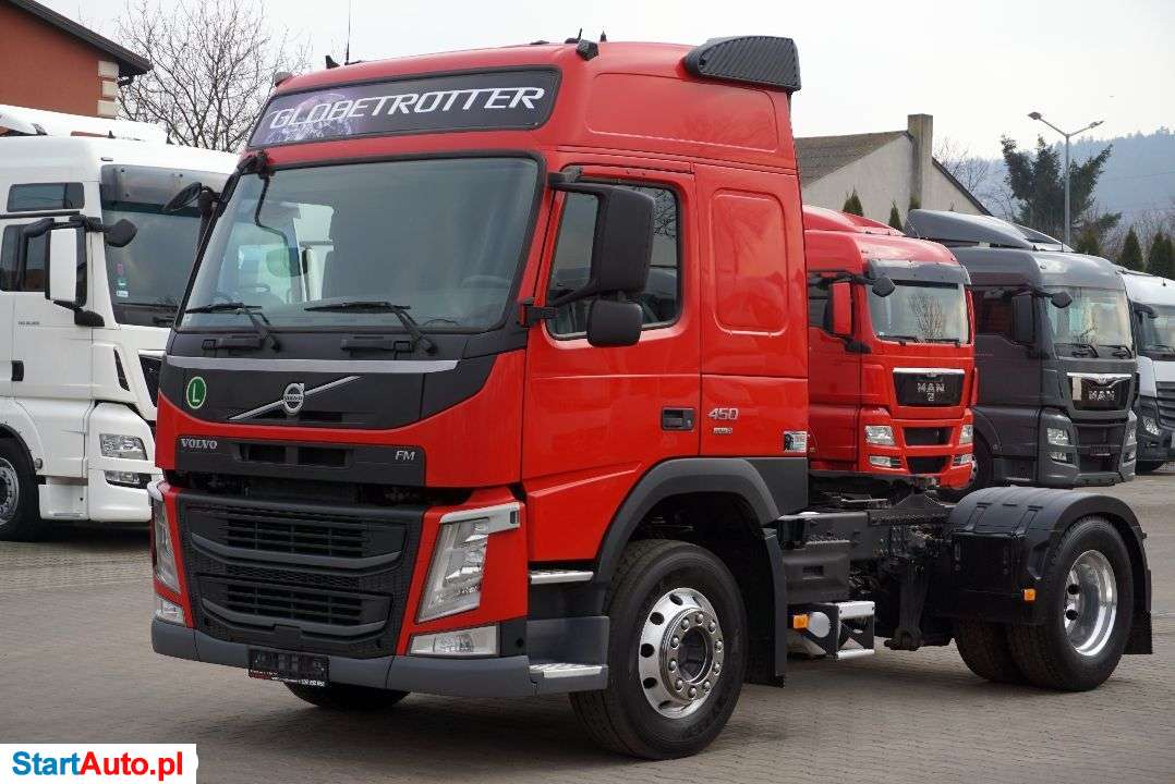 Volvo FM 450 GLOBETROTTER / EURO 6 / STANDARD / AUTOMAT / MASA WŁASNA 6300 KG / ALUFELGI / IDEALNY POD HYDRAULIKE