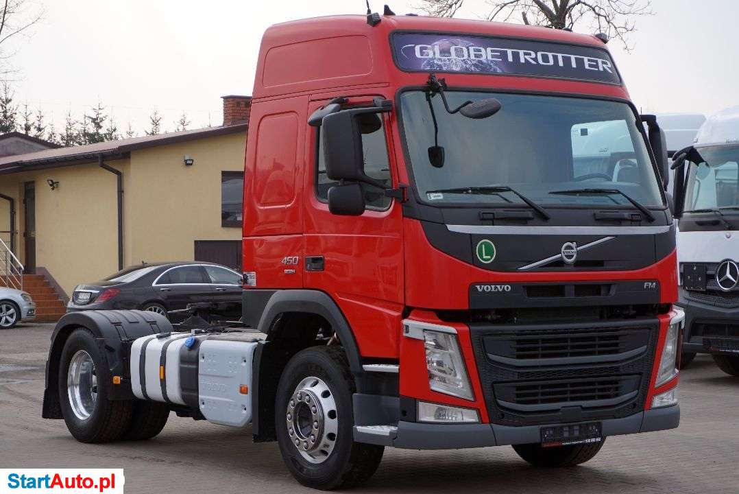 Volvo FM 450 GLOBETROTTER / EURO 6 / STANDARD / AUTOMAT / MASA WŁASNA 6300 KG / ALUFELGI / IDEALNY POD HYDRAULIKE