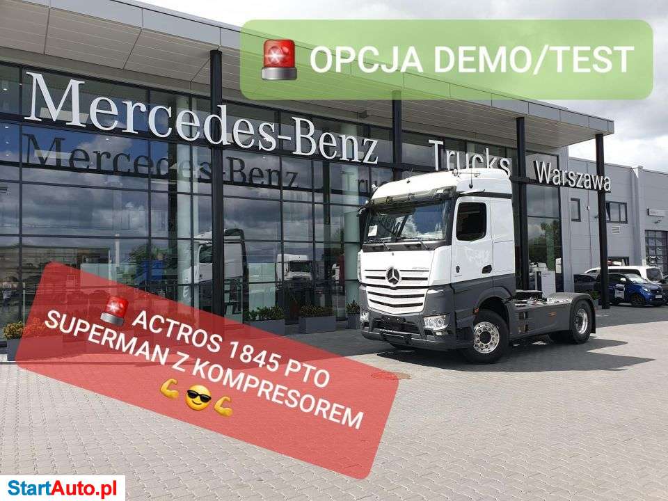 Mercedes-Benz Actros 1845 LS DEMO BETONOWÓZ PTO KOMPRESOR