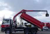 MAN TGS 33.360 / 6 X 4 / HYDROBURTA / WYWROTKA / HDS HMF 1444 / MANUAL /