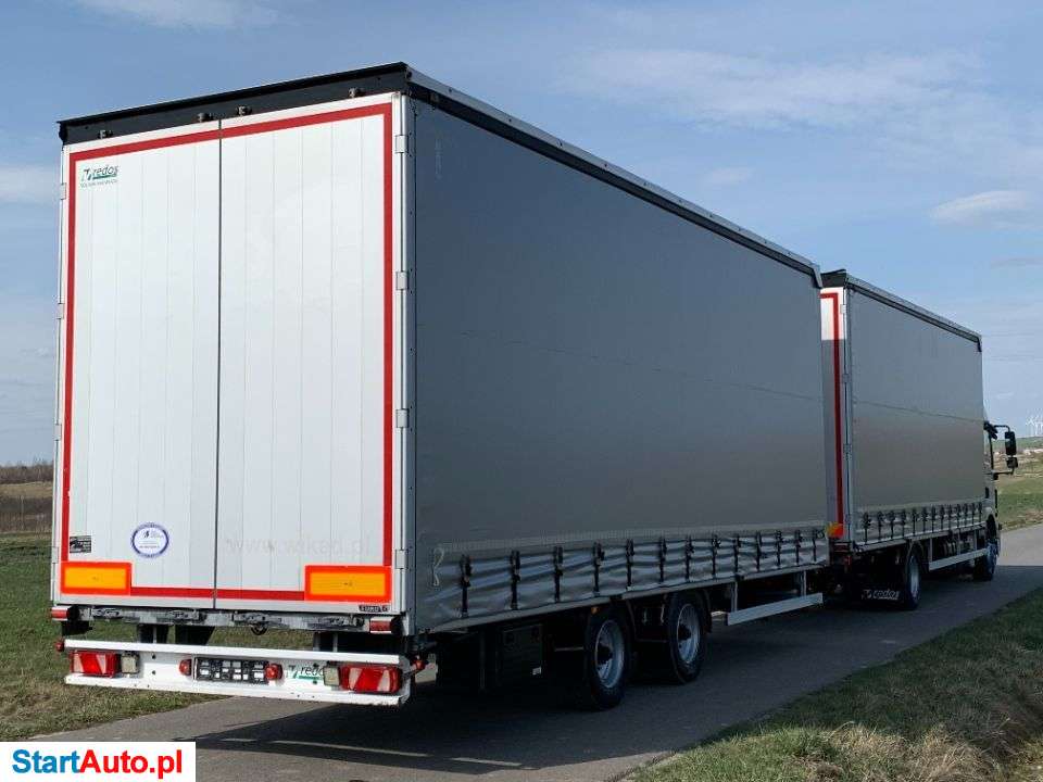 MAN TGM 12.290 / ZESTAW TANDEM / EURO 6 / POLSKI SALON / MANUAL / 7.7+7.7