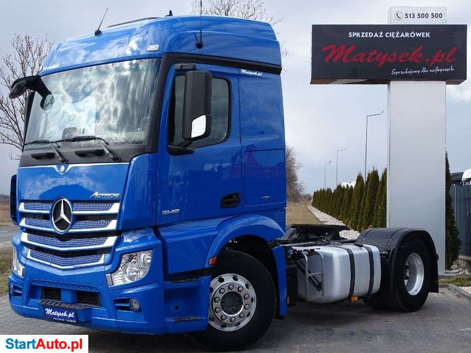 Mercedes-Benz ACTROS 1848 / HYDRAULIKA / ACC / FLEETBOARD / EURO 6 /