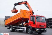 Iveco / EUROCARGO / 160E18 / E 5 / WYWROTKA + HDS / ROTATOR / ŁYŻKA