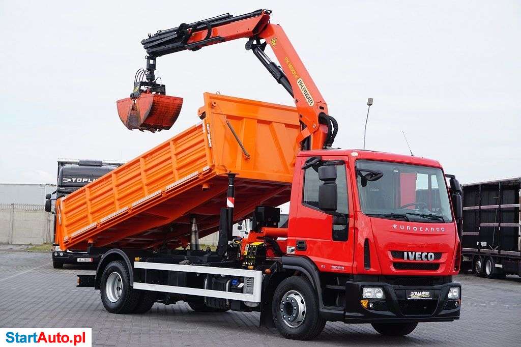 Iveco / EUROCARGO / 160E18 / E 5 / WYWROTKA + HDS / ROTATOR / ŁYŻKA