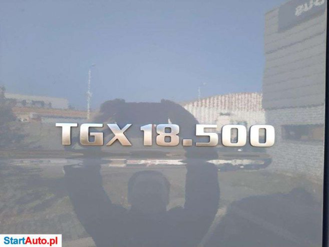 MAN TGX 18.500 STANDARD XXL RETARDER KLIMA POSTOJOWA NAWIGACJA XENON BOGATE WYPOSAŻENIE