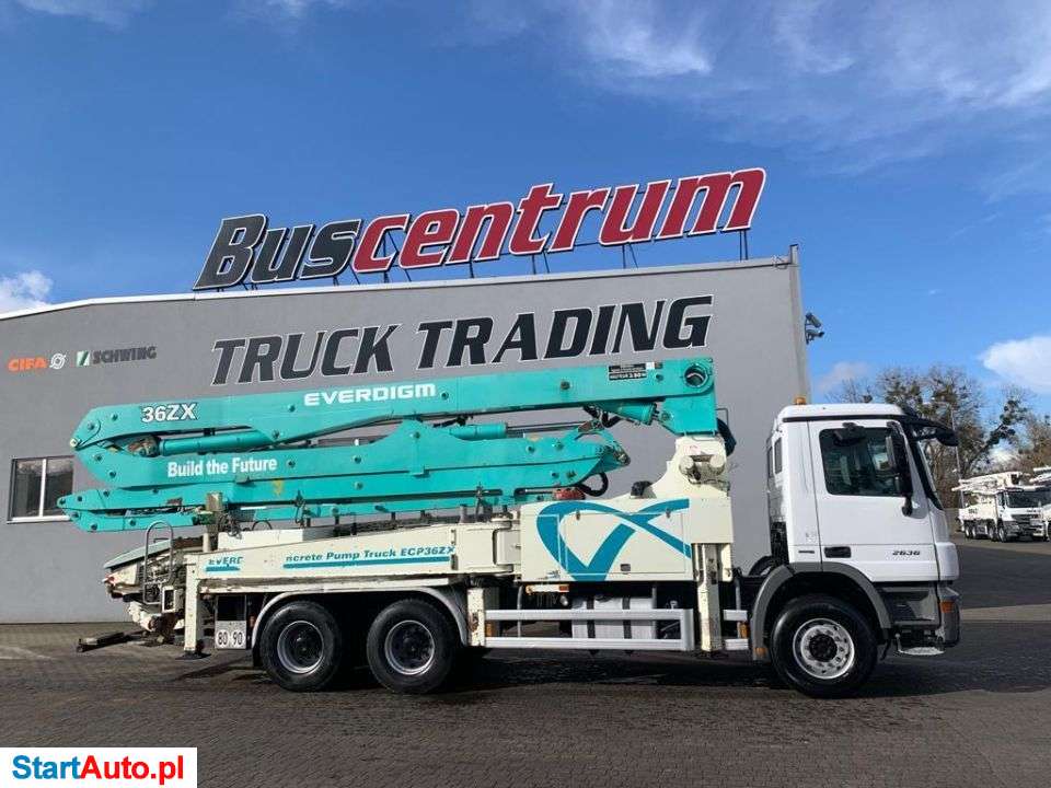 Mercedes-Benz Actros 2636 6×4 Everdigm 36-4 M / Euro 5