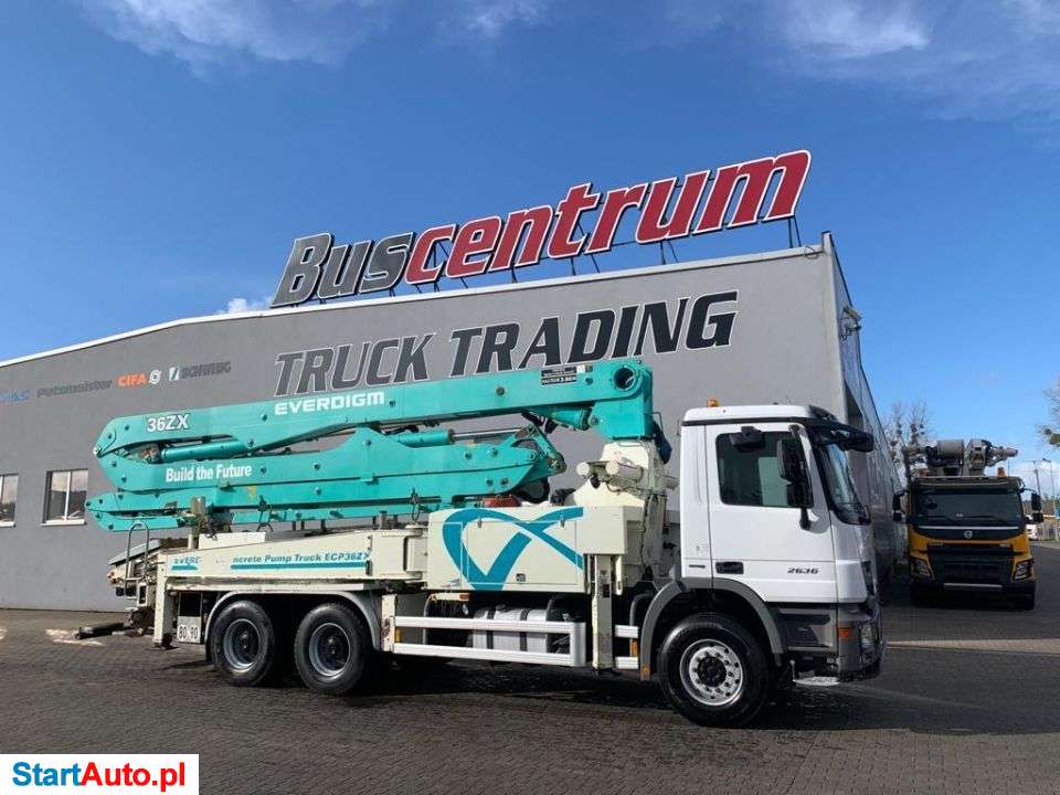 Mercedes-Benz Actros 2636 6×4 Everdigm 36-4 M / Euro 5