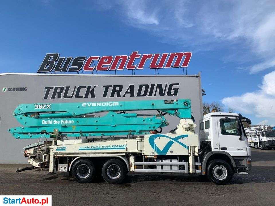 Mercedes-Benz Actros 2636 6×4 Everdigm 36-4 M / Euro 5