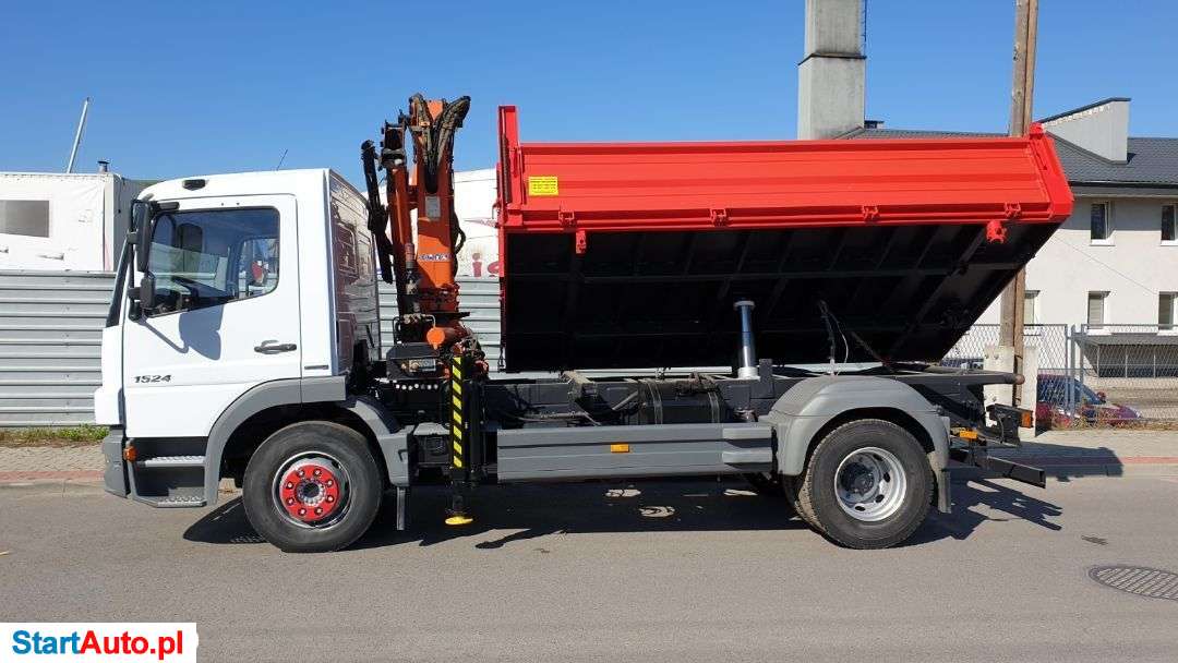 Mercedes-Benz ATEGO II 1524 Kiper HDS Wywrotka Dźwig