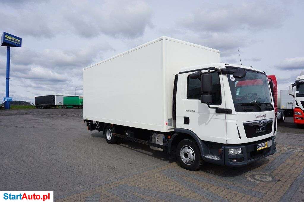 MAN TGL 8.190 4X2 BL KONTENER + WINDA * 53 000 KM * 2018