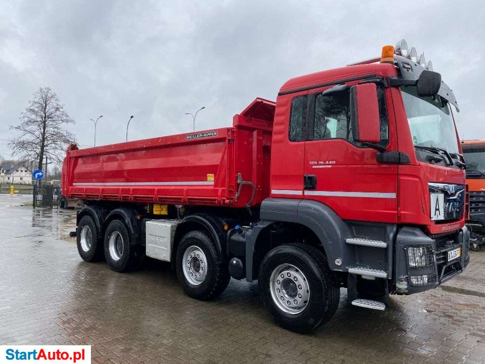 MAN TGS 35.440 8X4 WYWROTKA TRZYSTRONNA MEILLER BORDMATIK,