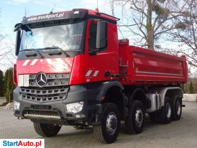 Mercedes-Benz AROCS 4142 8×6 EURO6 WYWROTKA TRÓJSTRONNA