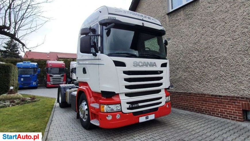 Scania R450 EURO 6 BEZ EGR HIGHLINE 4 PODUSZKI RETARDER OPTICRUISE ALCOA NOWA HYVA