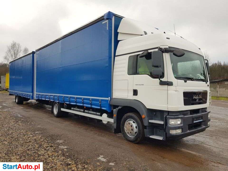 MAN TGM 15.290 / AUTOMAT / PRZYCZEPA / ZESTAW JUMBO / TANDEM
