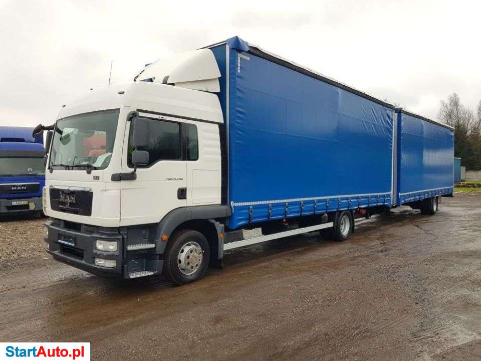 MAN TGM 15.290 / AUTOMAT / PRZYCZEPA / ZESTAW JUMBO / TANDEM