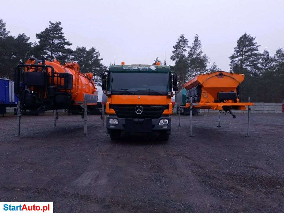 Mercedes-Benz ACTROS 2636 6×4 WUKO + PIASKARKA MUT DO CZYSZCZENIA KANAŁÓW