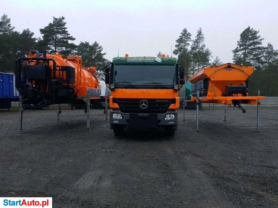 Mercedes-Benz ACTROS 2636 6×4 WUKO + PIASKARKA MUT DO CZYSZCZENIA KANAŁÓW