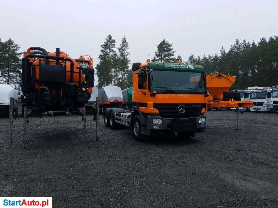 Mercedes-Benz ACTROS 2636 6×4 WUKO + PIASKARKA MUT DO CZYSZCZENIA KANAŁÓW