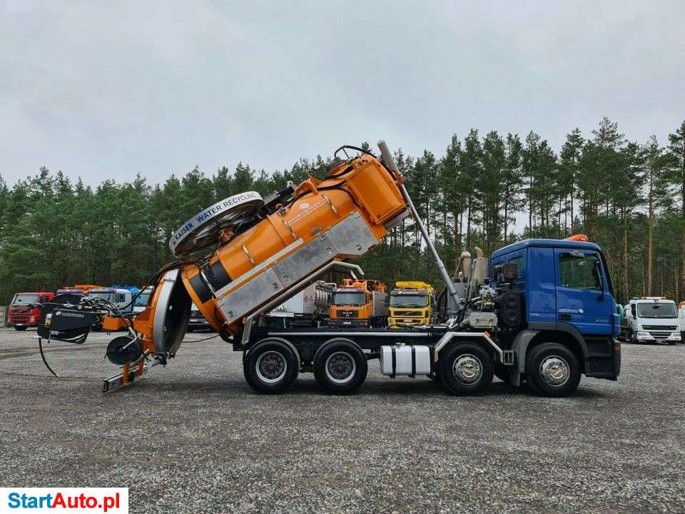 Mercedes-Benz ACTROS 8×4 WUKO Recykling Do Zbierania Odpadów Płynnych