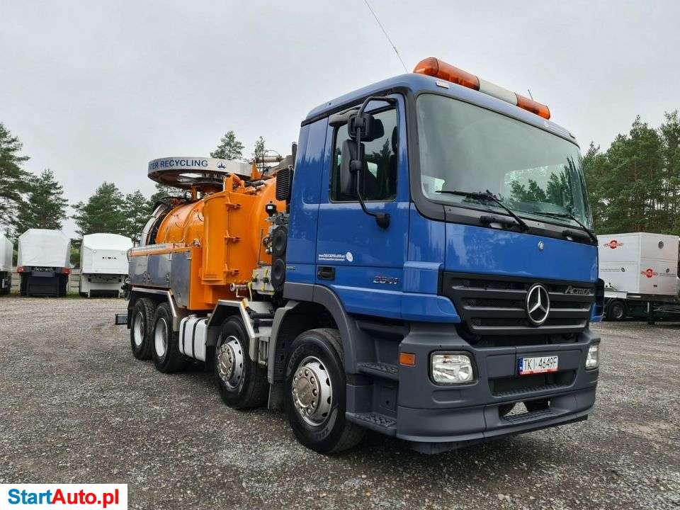 Mercedes-Benz ACTROS 8×4 WUKO Recykling Do Zbierania Odpadów Płynnych