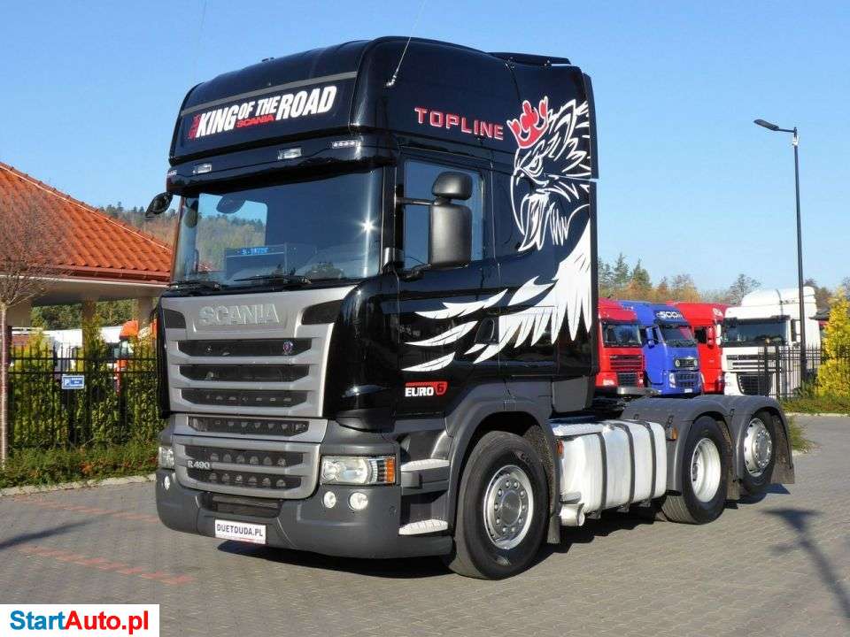 Scania R 490 E 6 Topline 6×2 Dop. Masa 66.T Po Złotym Kontrakcie !!!