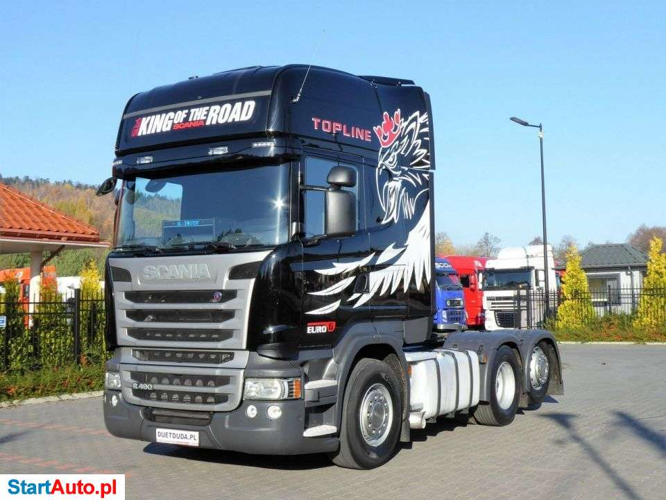 Scania R 490 E 6 Topline 6×2 Dop. Masa 66.T Po Złotym Kontrakcie !!!