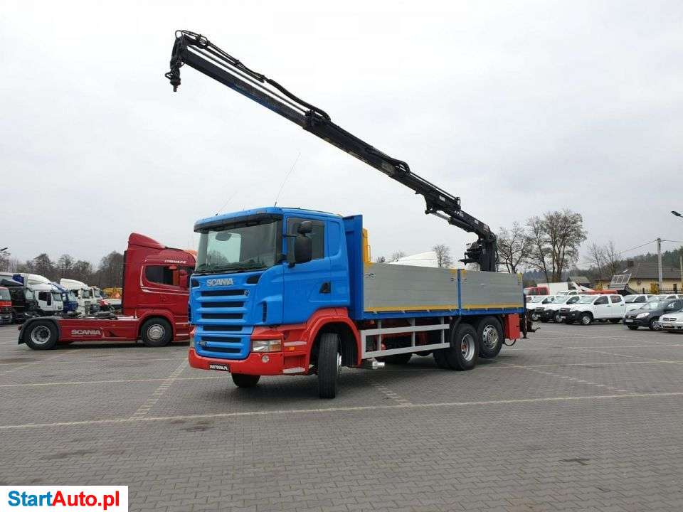 Scania R 400 LB 6×2 HDS Budowlanka Widły Oś Skrętna Super Stan