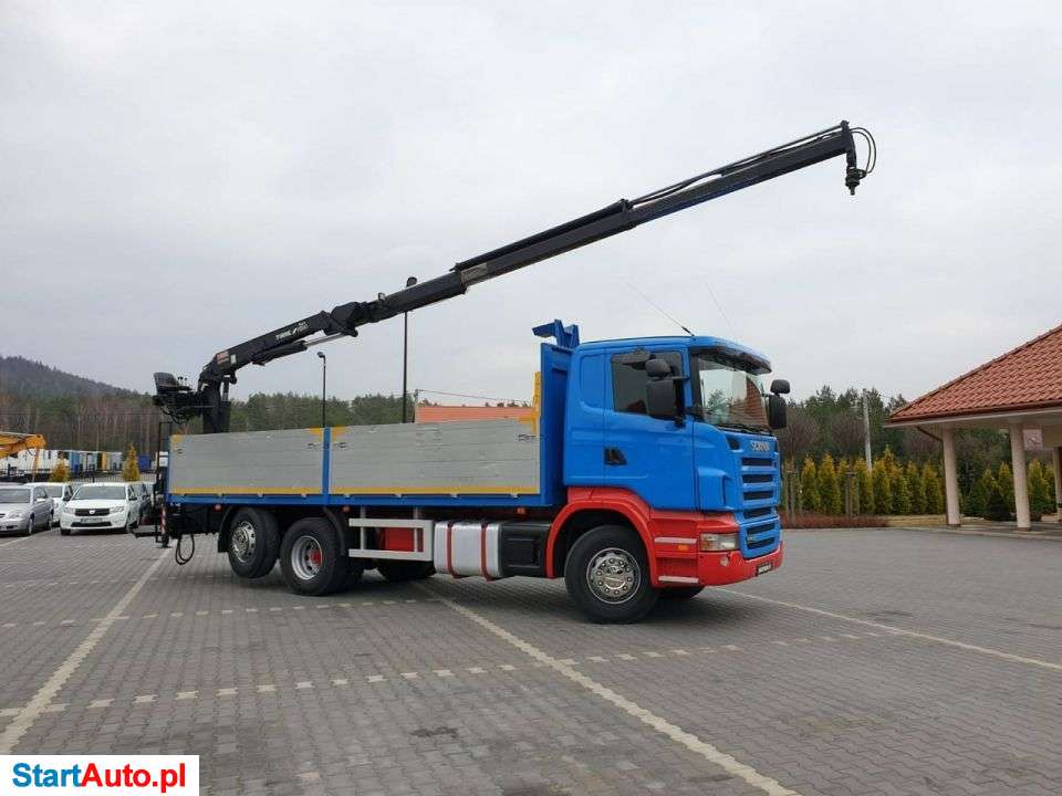 Scania R 400 LB 6×2 HDS Budowlanka Widły Oś Skrętna Super Stan