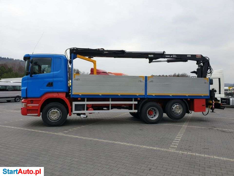 Scania R 400 LB 6×2 HDS Budowlanka Widły Oś Skrętna Super Stan
