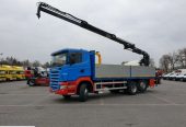 Scania R 400 LB 6×2 HDS Budowlanka Widły Oś Skrętna Super Stan