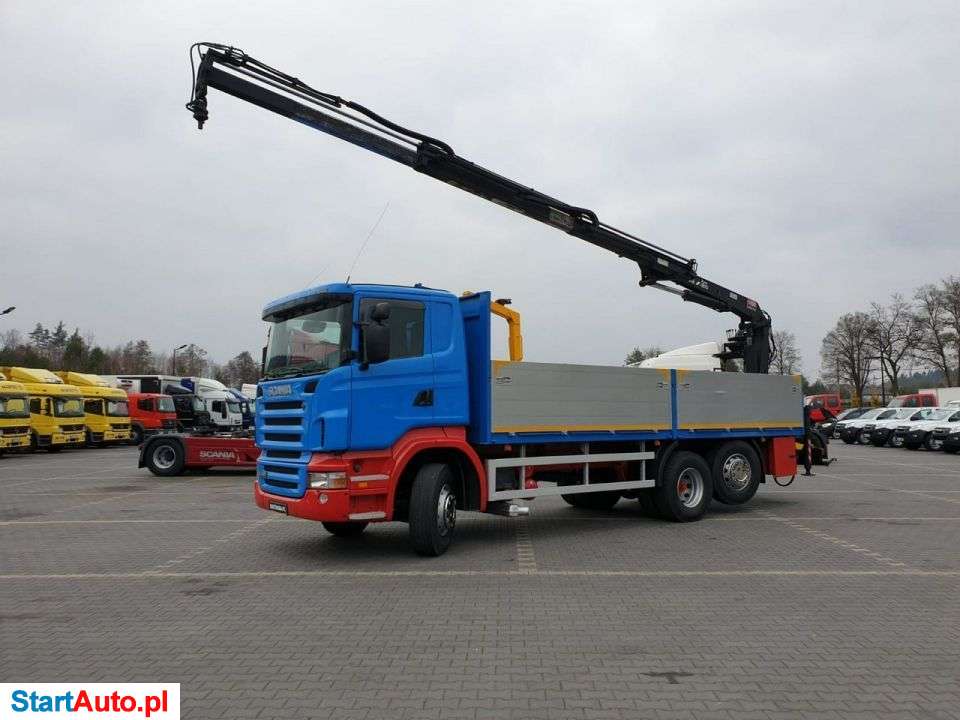 Scania R 400 LB 6×2 HDS Budowlanka Widły Oś Skrętna Super Stan