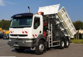 Renault Kerax 26.370 6×4 HDS Fassi F130 Radio WYWROTKA HYDRO-BURTA
