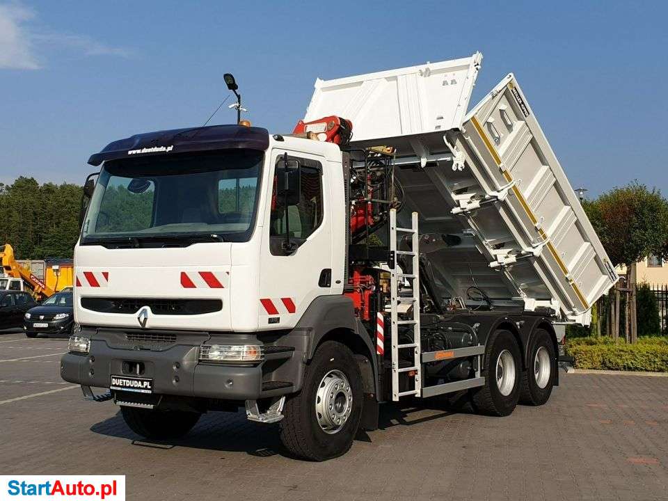 Renault Kerax 26.370 6×4 HDS Fassi F130 Radio WYWROTKA HYDRO-BURTA