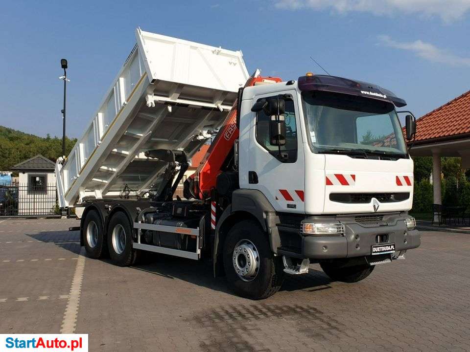 Renault Kerax 26.370 6×4 HDS Fassi F130 Radio WYWROTKA HYDRO-BURTA