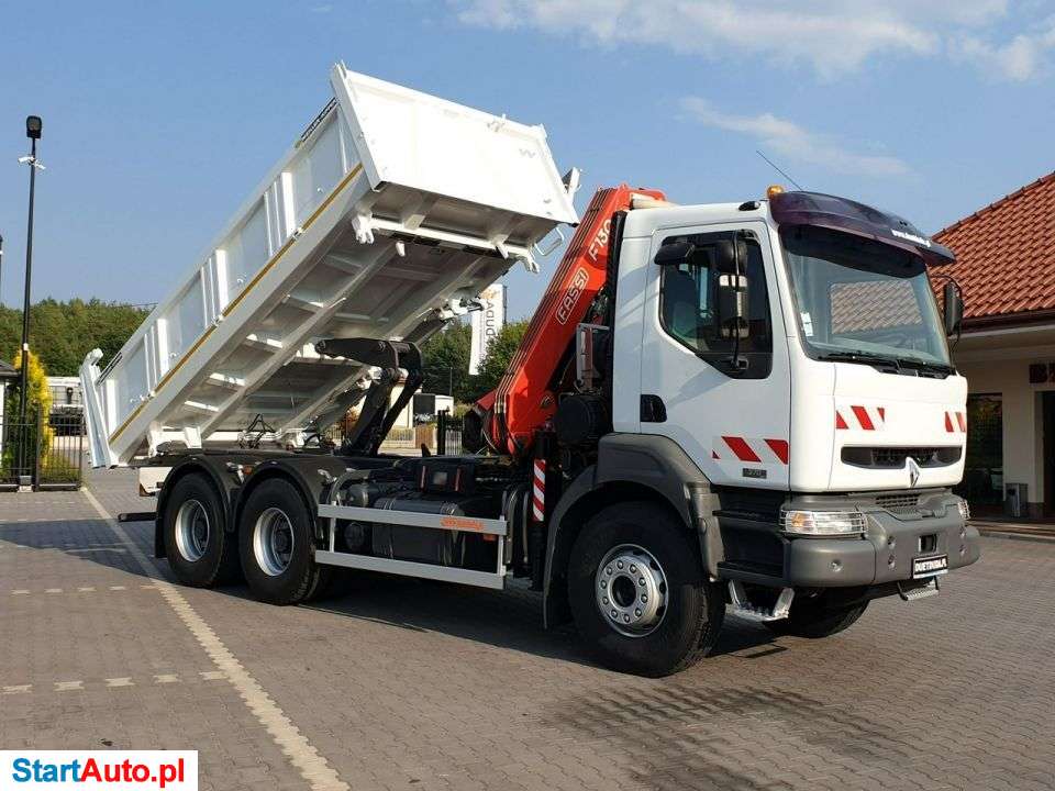 Renault Kerax 26.370 6×4 HDS Fassi F130 Radio WYWROTKA HYDRO-BURTA