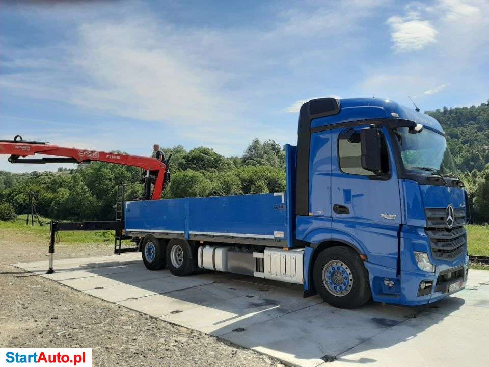Mercedes-Benz ACTROS*480 PS*6×2*Dźwig*Platforma*Do Budowlanki*Drewna