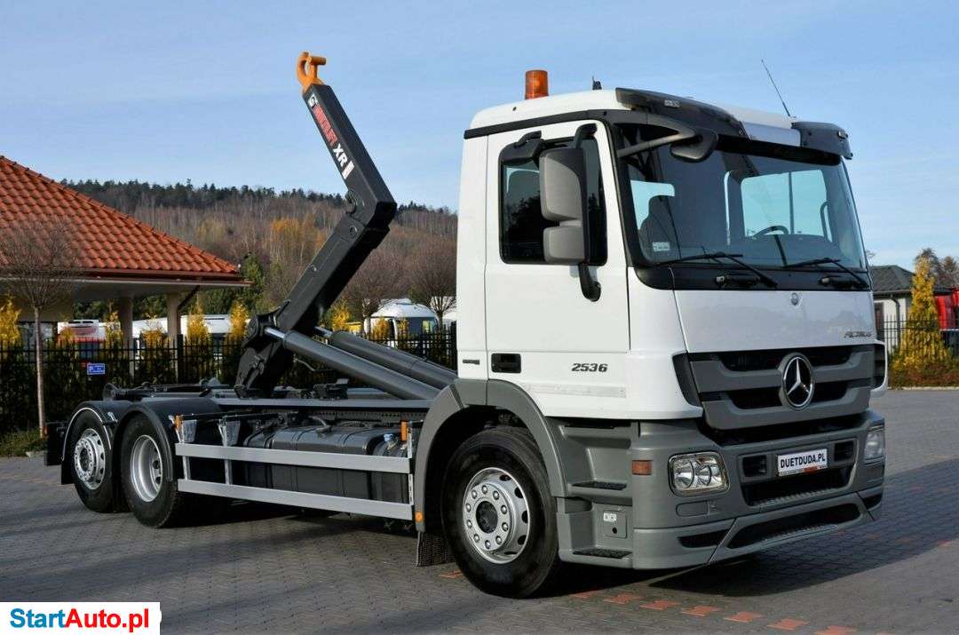 Mercedes-Benz ACTROS 2536 E5 Hakowiec Hak 6X2 MULTILIFT XR 21T