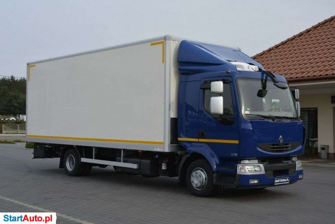 Renault MIDLUM 220.12 DXi Kontener DMC-1990kg Ład-6300kg