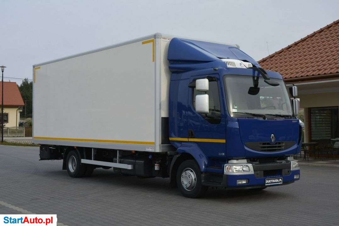 Renault MIDLUM 220.12 DXi Kontener DMC-1990kg Ład-6300kg