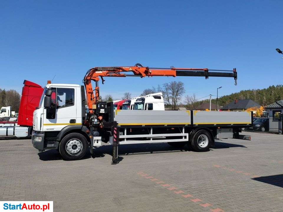 Iveco Eurocargo 180E25 Skrzyniowy Dług -7.32m+HDS Mocny Terex Radiowy