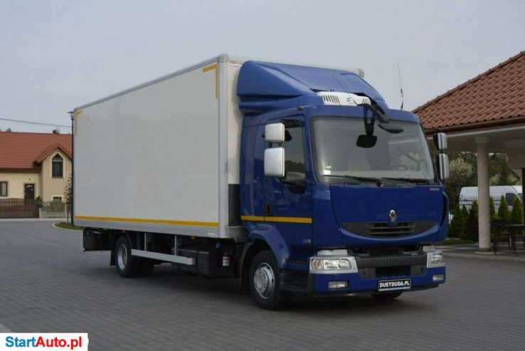Renault MIDLUM 220.12 DXi Kontener DMC-1990kg Ład-6300kg
