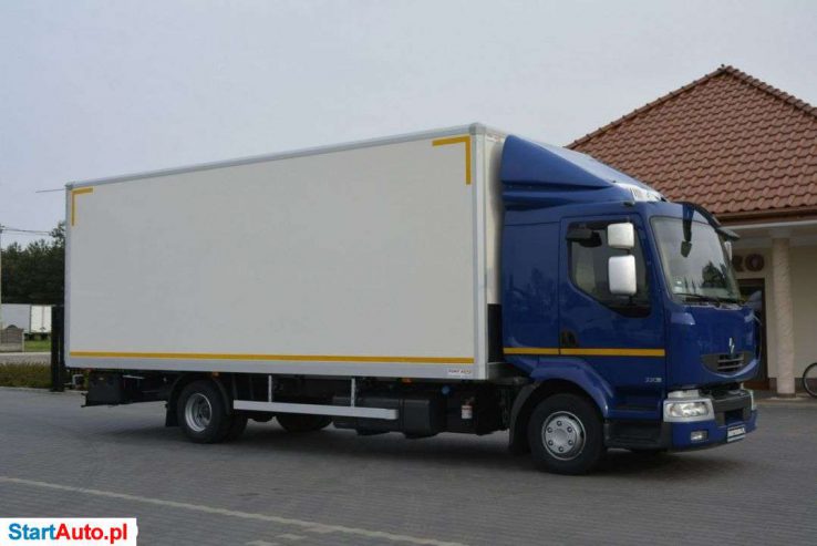 Renault MIDLUM 220.12 DXi Kontener DMC-1990kg Ład-6300kg