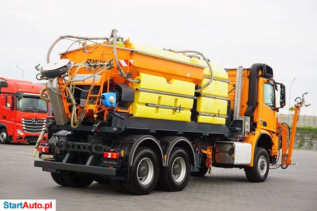 Mercedes-Benz / AROCS / 3340 / E 6 / 6 X 6 / PIASKARKO – SOLARKA RASCO / JAK NOWY