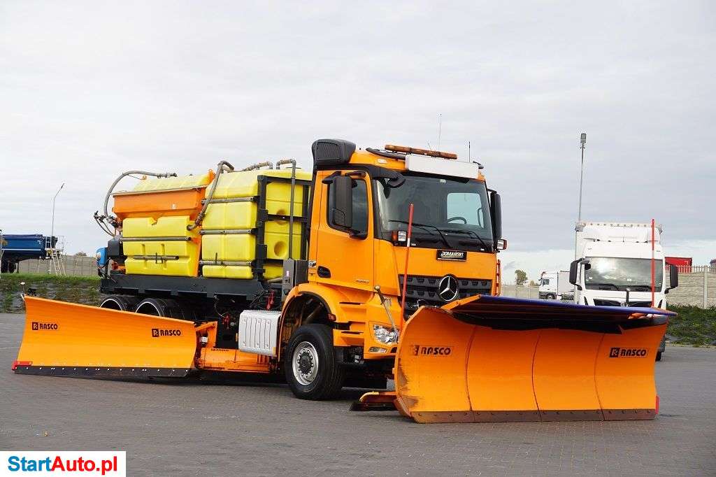 Mercedes-Benz / AROCS / 3340 / E 6 / 6 X 6 / PIASKARKO – SOLARKA RASCO / JAK NOWY