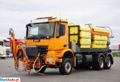 Mercedes-Benz / AROCS / 3340 / E 6 / 6 X 6 / PIASKARKO – SOLARKA RASCO / JAK NOWY