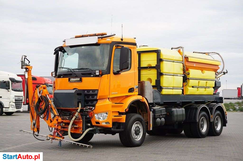 Mercedes-Benz / AROCS / 3340 / E 6 / 6 X 6 / PIASKARKO – SOLARKA RASCO / JAK NOWY