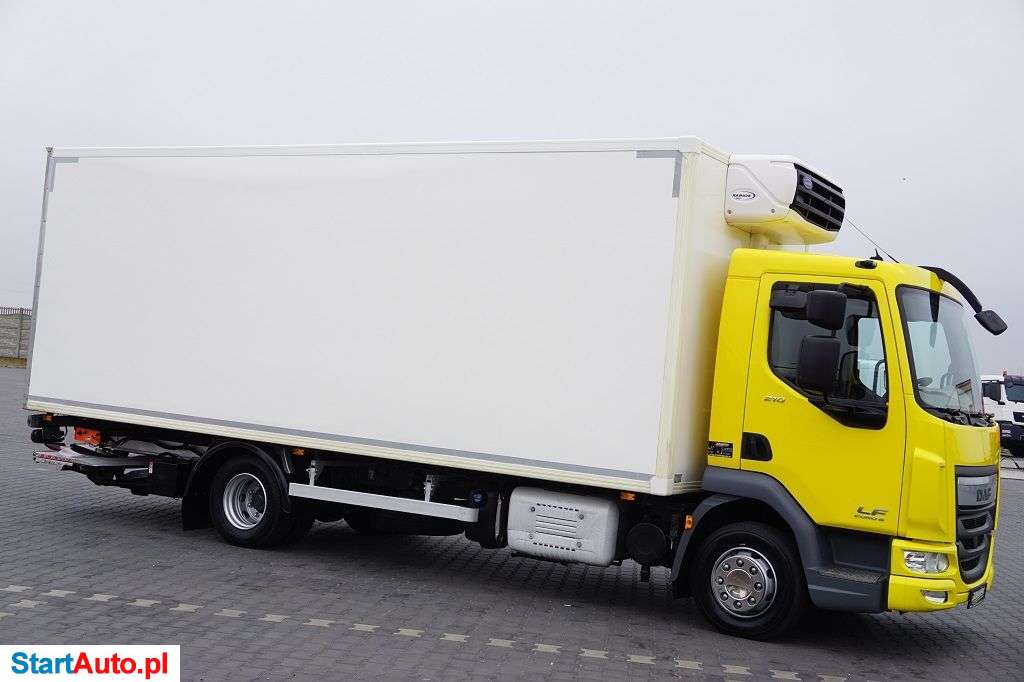 DAF / LF 210 / EURO 6 / CHŁODNIA + WINDA / 15 PALET / ŁAD. 7 110 KG